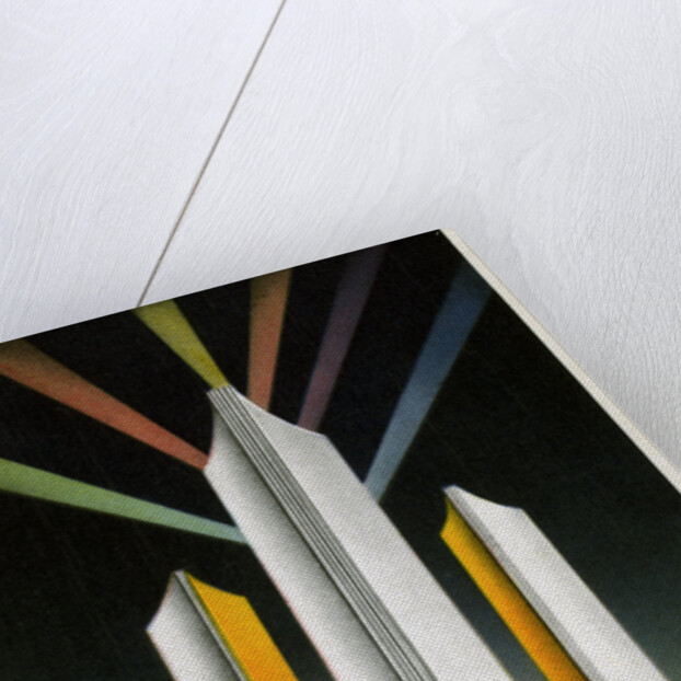 Three Fluted Towers at Chicago World's Fair Postcard by Anonymous