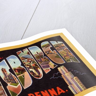 Greeting Card from Pittsburgh, Pennsylvania by Anonymous