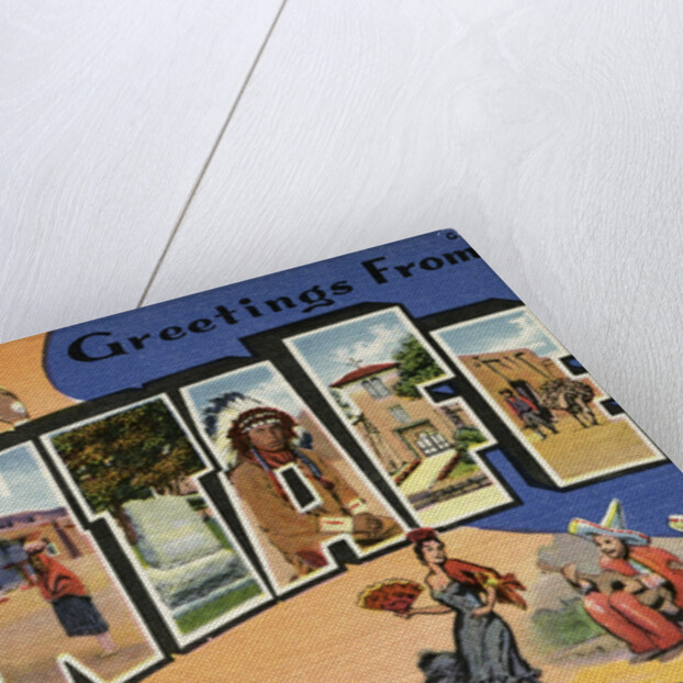 Greeting Card from Santa Fe, New Mexico by Anonymous