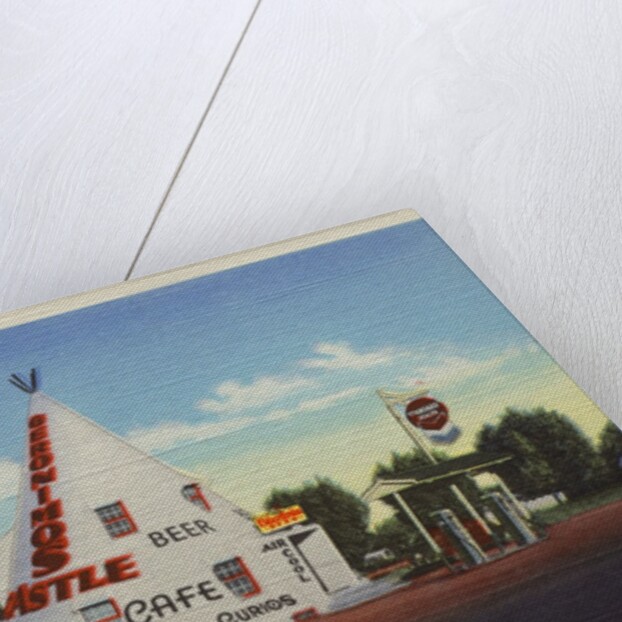 Geronimo's Castle at Greyhound Bus Depot by Anonymous