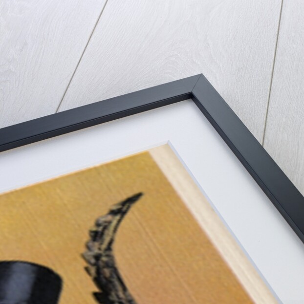 Postcard of Alligator in Top Hat and Bow Tie by Anonymous