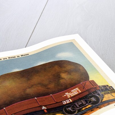 Giant Potato on a Train Car by Anonymous