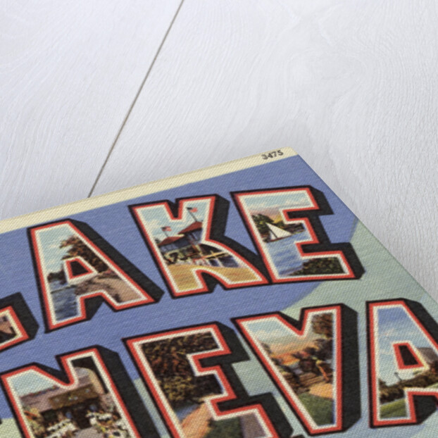 Greeting Card from Lake Geneva by Anonymous