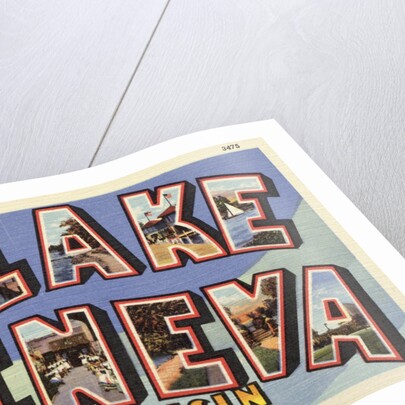 Greeting Card from Lake Geneva by Anonymous