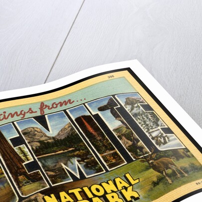 Greeting Card from Yosemite National Park by Anonymous