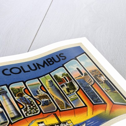 Greeting Card from Columbus, Mississippi by Anonymous