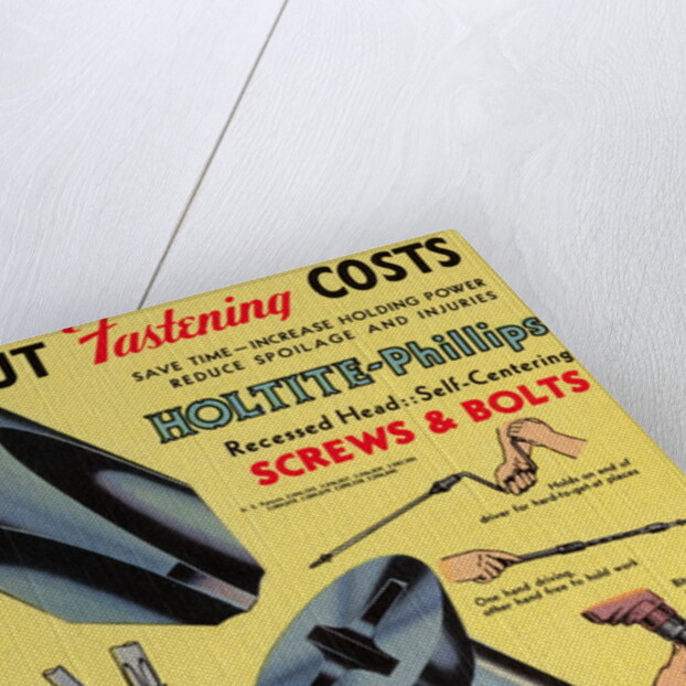 Postcard Advertisement for Continental Screw Company by Anonymous