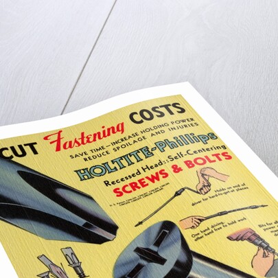 Postcard Advertisement for Continental Screw Company by Anonymous