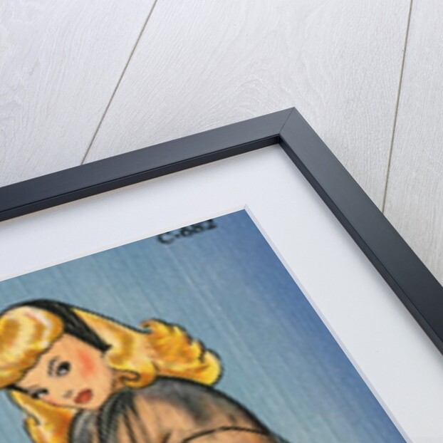 Illustration of Woman in Lingerie by Anonymous