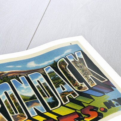 Greeting Card from the Adirondack Mountains by Anonymous
