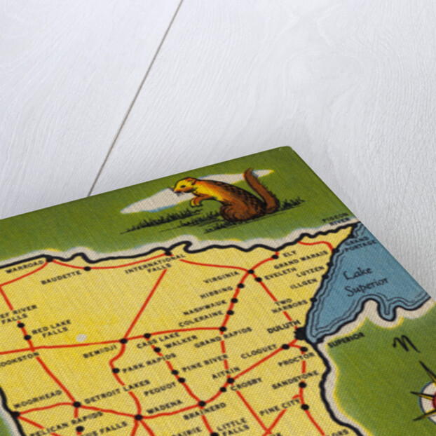 Minnesota State Map by Anonymous