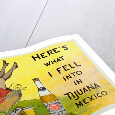 Woman Falling into Champagne Glass by Anonymous