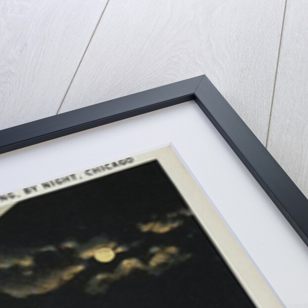 Postcard of Palmolive Building at Night by Anonymous