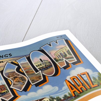 Postcard of Winslow, Arizona by Anonymous