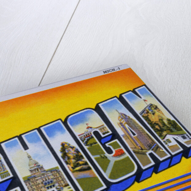 Postcard of Greetings from Michigan by Anonymous