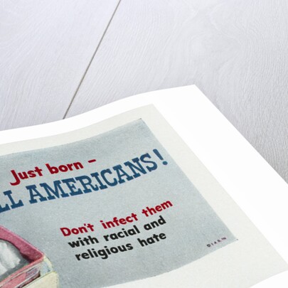 Just Born - All Americans! Postcard by Anonymous