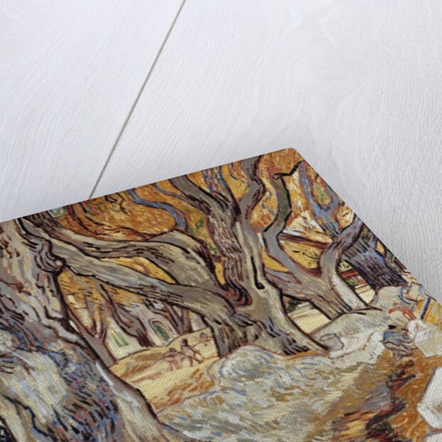 Road Menders in a Lane With Heavy Plane Trees by Vincent Van Gogh