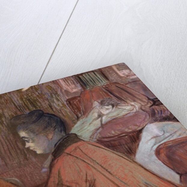 In the Salon by Henri de Toulouse-Lautrec