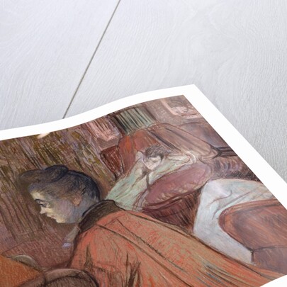 In the Salon by Henri de Toulouse-Lautrec