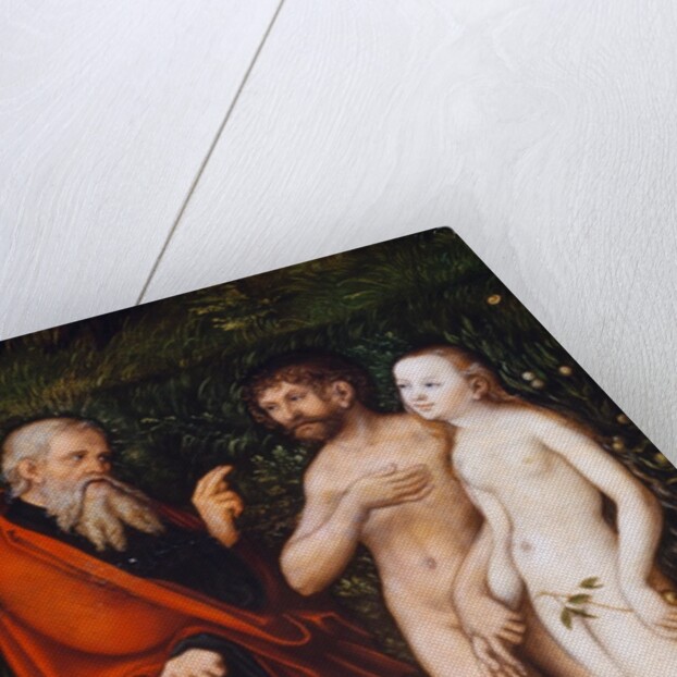 Detail of Garden of Eden by Lucas Cranach the Elder