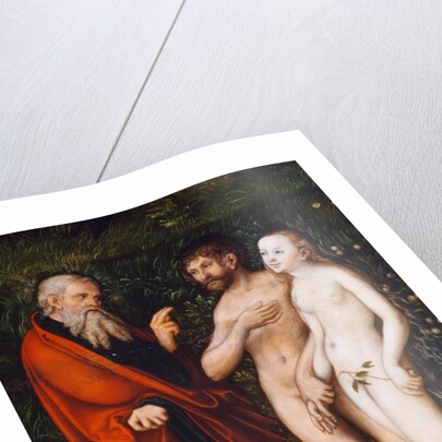 Detail of Garden of Eden by Lucas Cranach the Elder