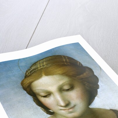 Detail of Madonna of the Meadow by Raphael