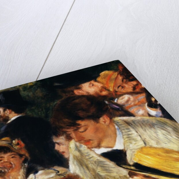 Detail Showing Figures from The Luncheon of the Boating Party by Pierre Auguste Renoir