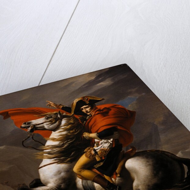 Napoleon on Horseback at the St. Bernard Pass by Jacques-Louis David