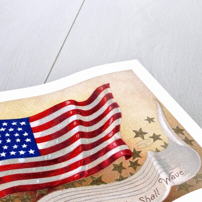 The Star Spangled Banner in Triumph Shall Wave Postcard by Anonymous
