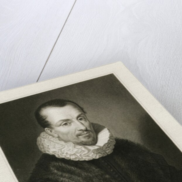 Engraved Portrait of Jacques-Auguste de Thou by Anonymous