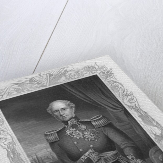 Portrait Engraving of Lord Raglan by Anonymous