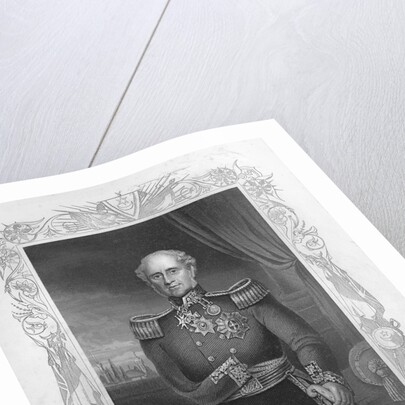 Portrait Engraving of Lord Raglan by Anonymous