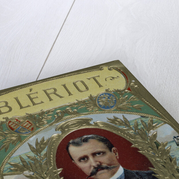 Cigar Label Design Celebrating Louis Bleriot's First Flight Across the English Channel by Anonymous