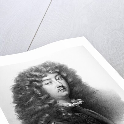 Engraved Portrait of Louis XIV, King of France by Anonymous