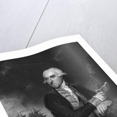 Portrait of Samuel, First Viscount Hood by H. Robinson