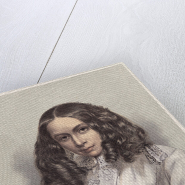 Portrait of Elizabeth Barrett Browning by Anonymous