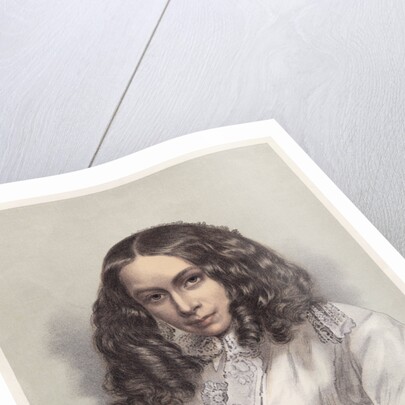 Portrait of Elizabeth Barrett Browning by Anonymous