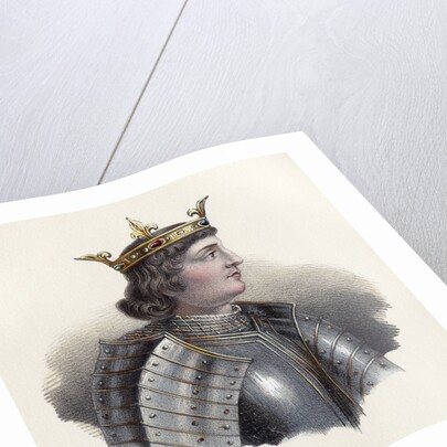 Portrait of Charles IV the Fair, King of France by Anonymous