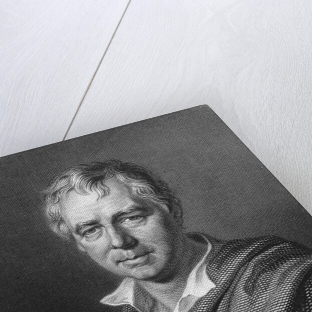 Engraved Portrait of Walter Scott by J.T. Wedgwood
