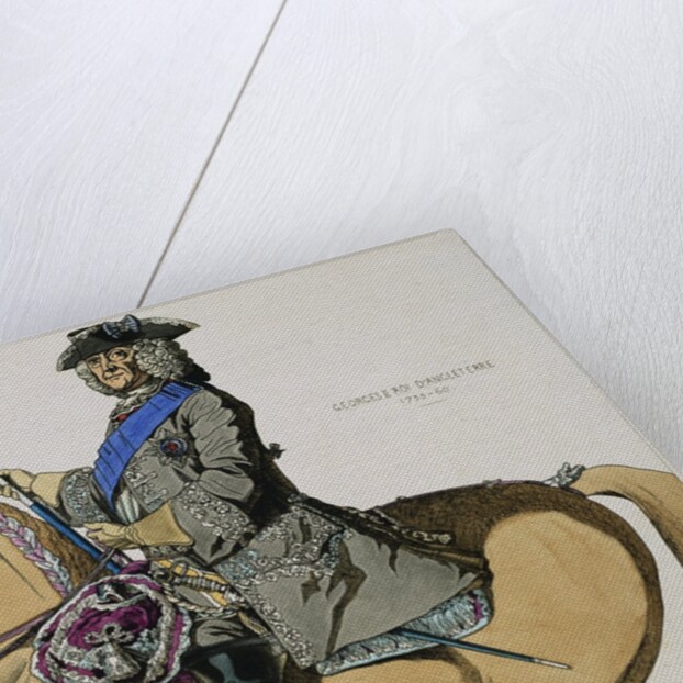 Print Depicting King George II on Horseback by Anonymous