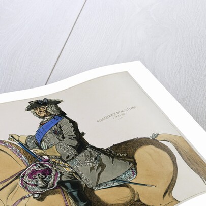 Print Depicting King George II on Horseback by Anonymous