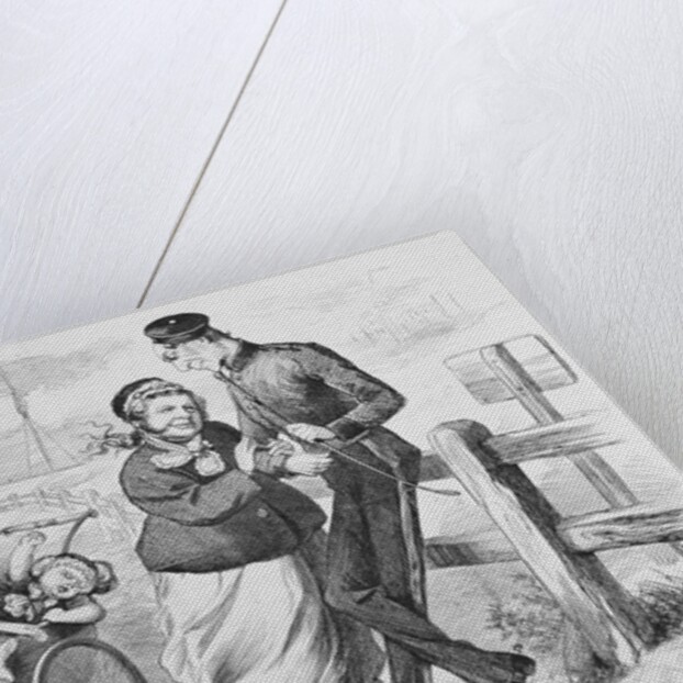 The Careless Nursemaid Political Cartoon by Anonymous