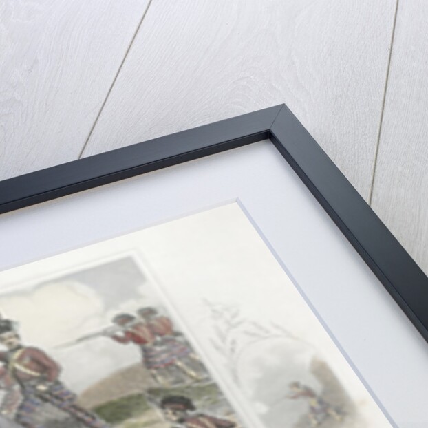 The Highlanders Attacking the Russian Redoubt at the Battle of Alma by D.J. Pound