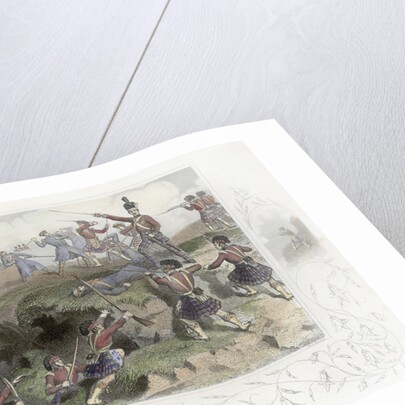 The Highlanders Attacking the Russian Redoubt at the Battle of Alma by D.J. Pound