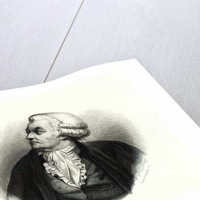 Honore Gabriel Riqueti, Comte de Mirabeau Engraving by Tony Goutiere