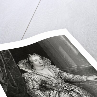 Marie de Medici Engraving by William French