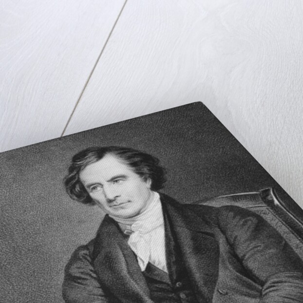 Engraving by Charles Jeremie Fuhr After Francois Arago Painting by Henry Scheffer
