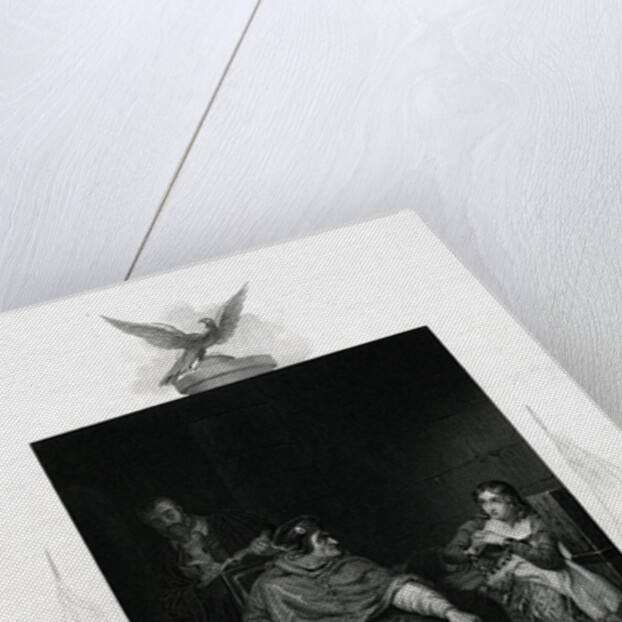 Joan of Arc in Prison Engraving from Shakespeare's Henry VI, Part I, Act V by Anonymous
