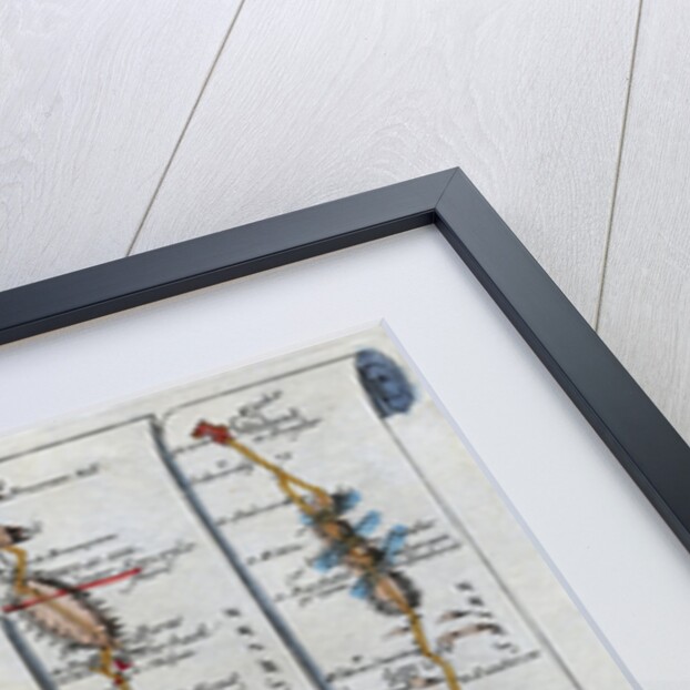 Old Map of the Road from Dartmouth to Minhead in Somerset-Shire by Anonymous