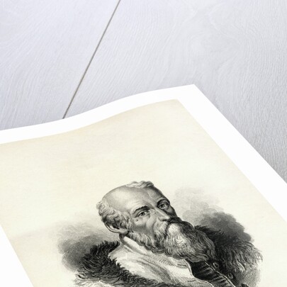 Engraving of Ulisse Aldrovandi by Anonymous